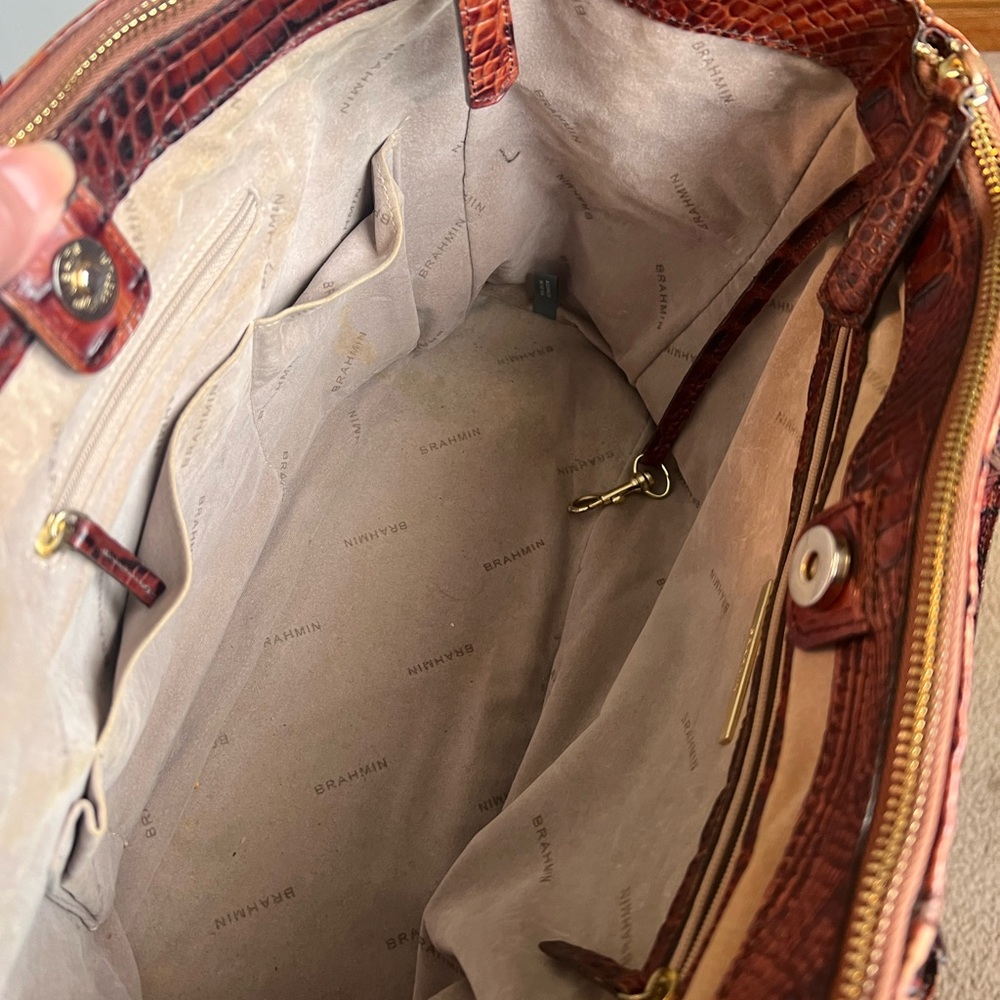 Brahmin Large LINCOLN Satchel - Picture 9 of 13